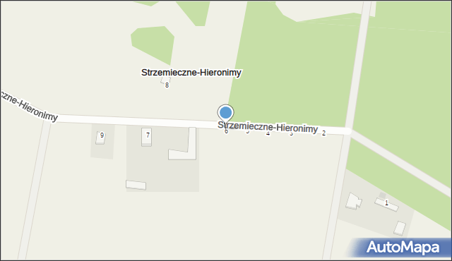 Strzemieczne-Hieronimy, Strzemieczne-Hieronimy, 6, mapa Strzemieczne-Hieronimy