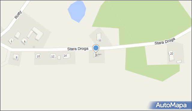 Strzepcz, Stara Droga, 18, mapa Strzepcz