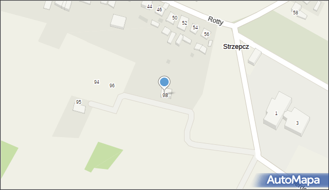 Strzepcz, Strzepcz, 98, mapa Strzepcz