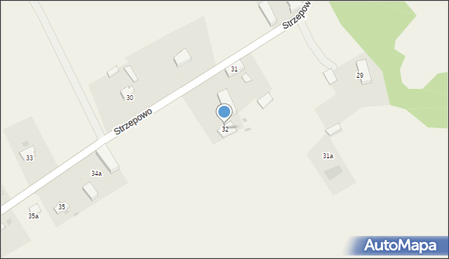 Strzepowo, Strzepowo, 32, mapa Strzepowo