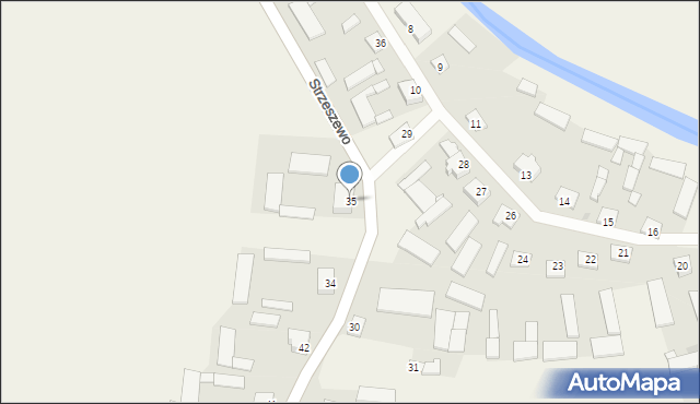 Strzeszewo, Strzeszewo, 35, mapa Strzeszewo