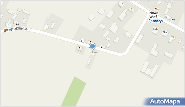 Strzeszkowice, Strzeszkowice, 4, mapa Strzeszkowice