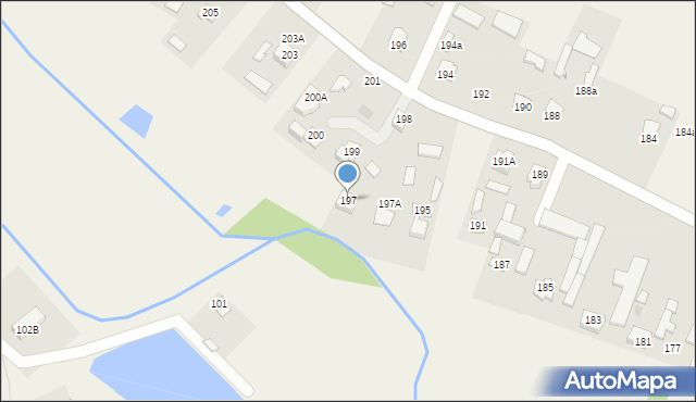 Strzeszkowice Duże, Strzeszkowice Duże, 197, mapa Strzeszkowice Duże