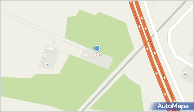 Strzeszkowice Duże, Strzeszkowice Duże, 27, mapa Strzeszkowice Duże