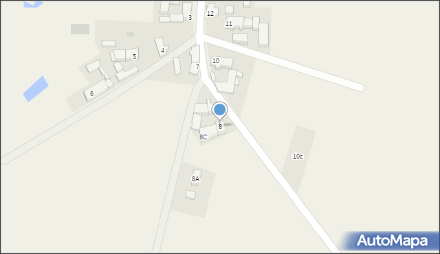 Strzeszowice, Strzeszowice, 8, mapa Strzeszowice