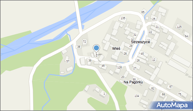 Strzeszyce, Strzeszyce, 2, mapa Strzeszyce