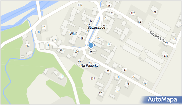 Strzeszyce, Strzeszyce, 27, mapa Strzeszyce