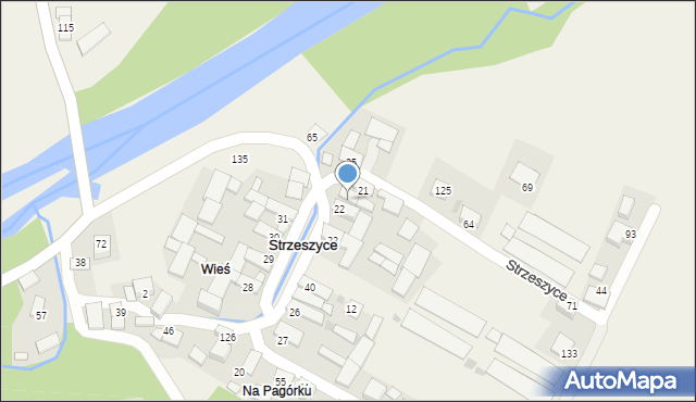 Strzeszyce, Strzeszyce, 33, mapa Strzeszyce