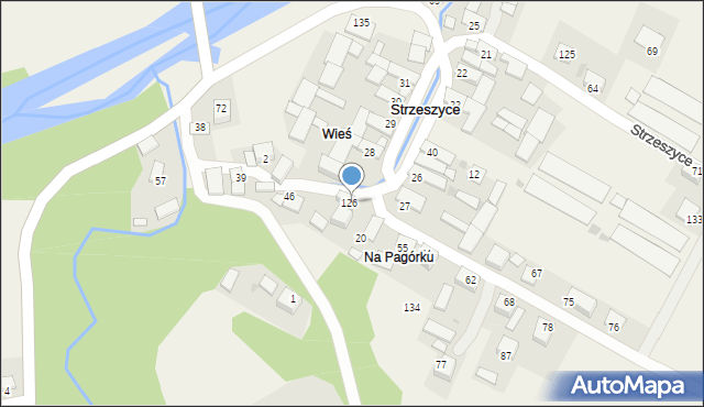 Strzeszyce, Strzeszyce, 61, mapa Strzeszyce