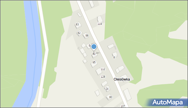 Strzeszyce, Strzeszyce, 81, mapa Strzeszyce