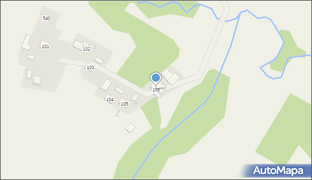 Strzeszyn, Strzeszyn, 106, mapa Strzeszyn