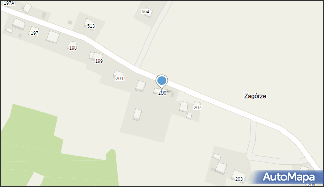 Strzeszyn, Strzeszyn, 200, mapa Strzeszyn