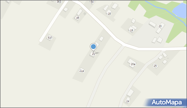 Strzeszyn, Strzeszyn, 21, mapa Strzeszyn