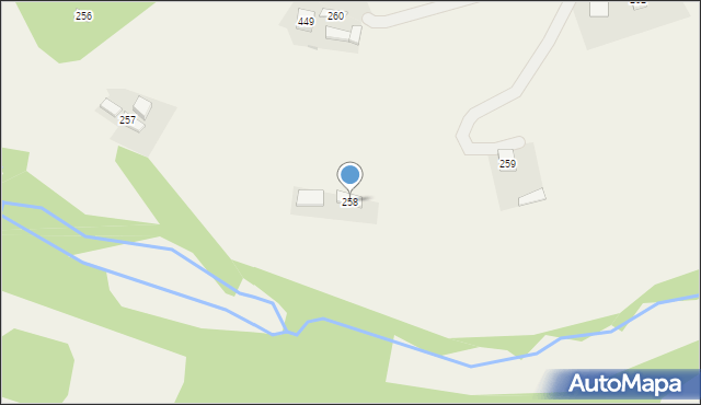 Strzeszyn, Strzeszyn, 258, mapa Strzeszyn