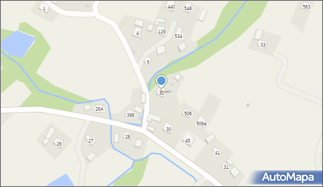 Strzeszyn, Strzeszyn, 32, mapa Strzeszyn