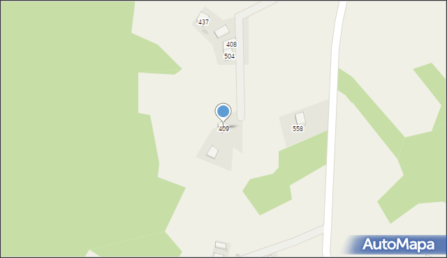 Strzeszyn, Strzeszyn, 409, mapa Strzeszyn