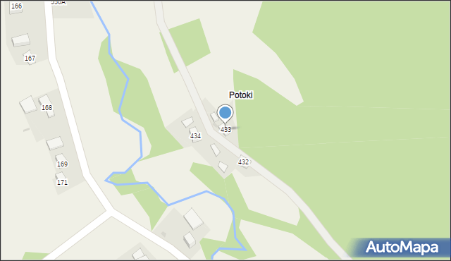 Strzeszyn, Strzeszyn, 433, mapa Strzeszyn