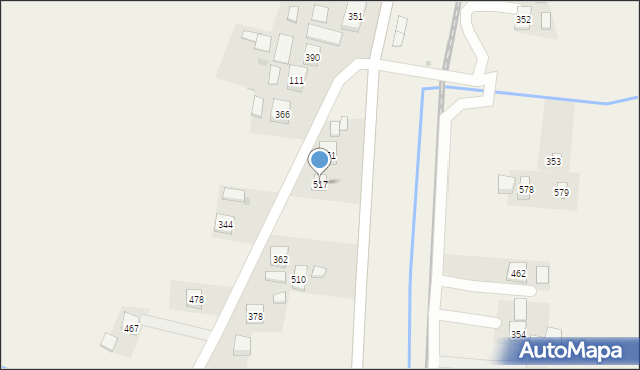 Strzeszyn, Strzeszyn, 517, mapa Strzeszyn