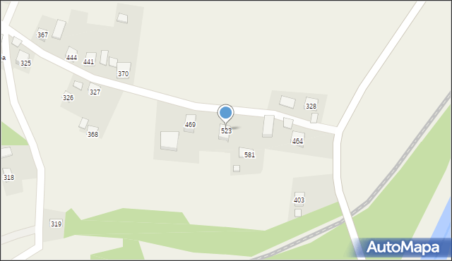 Strzeszyn, Strzeszyn, 523, mapa Strzeszyn