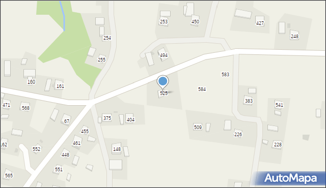 Strzeszyn, Strzeszyn, 525, mapa Strzeszyn