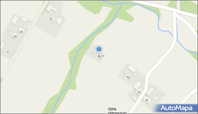 Strzeszyn, Strzeszyn, 53, mapa Strzeszyn