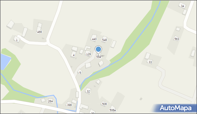 Strzeszyn, Strzeszyn, 534, mapa Strzeszyn