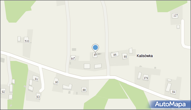 Strzeszyn, Strzeszyn, 87, mapa Strzeszyn