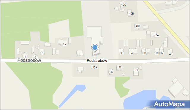 Strzyboga, Strzyboga, 29, mapa Strzyboga