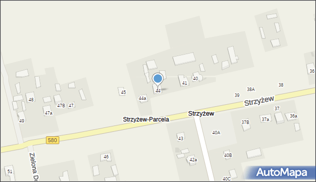 Strzyżew, Strzyżew, 44, mapa Strzyżew