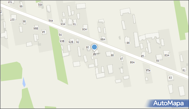 Strzyżew, Strzyżew, 89, mapa Strzyżew