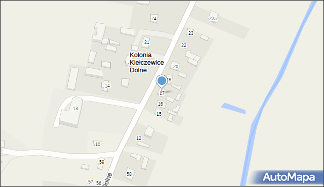 Strzyżewice, Strzyżewice, 17, mapa Strzyżewice