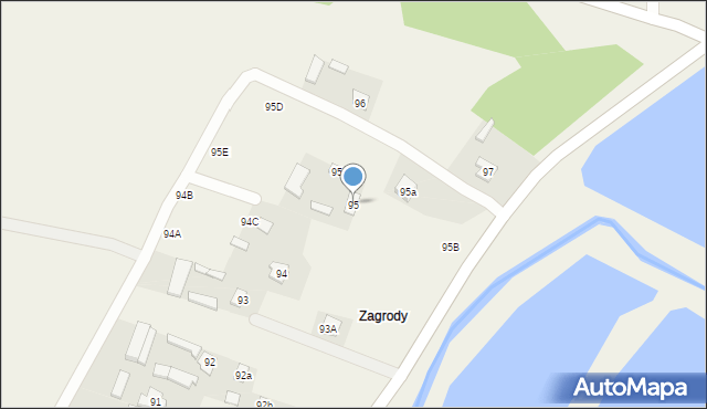 Strzyżewice, Strzyżewice, 95, mapa Strzyżewice