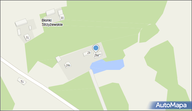 Strzyżewice, Strzyżewice, 29a, mapa Strzyżewice