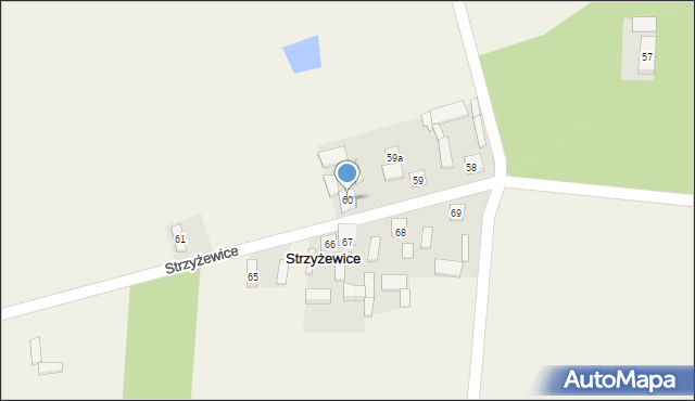 Strzyżewice, Strzyżewice, 60, mapa Strzyżewice