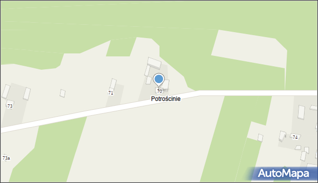 Strzyżewice, Strzyżewice, 70, mapa Strzyżewice