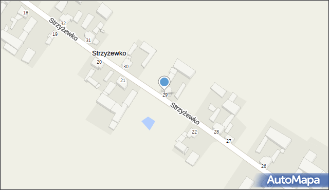 Strzyżewko, Strzyżewko, 29, mapa Strzyżewko