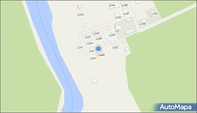 Strzyżewo, Strzyżewo, 124L, mapa Strzyżewo