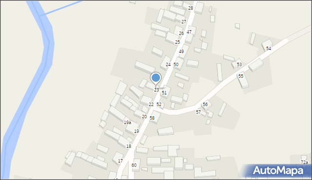 Strzyżewo, Strzyżewo, 23, mapa Strzyżewo