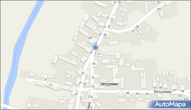 Strzyżewo, Strzyżewo, 59, mapa Strzyżewo