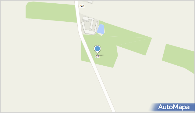 Strzyżewo Witkowskie, Strzyżewo Witkowskie, 24, mapa Strzyżewo Witkowskie
