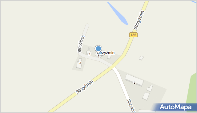 Strzyżmin, Strzyżmin, 3, mapa Strzyżmin