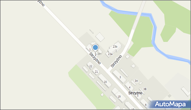 Strzyżno, Strzyżno, 2, mapa Strzyżno