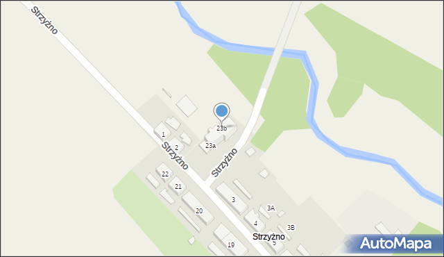 Strzyżno, Strzyżno, 23b, mapa Strzyżno