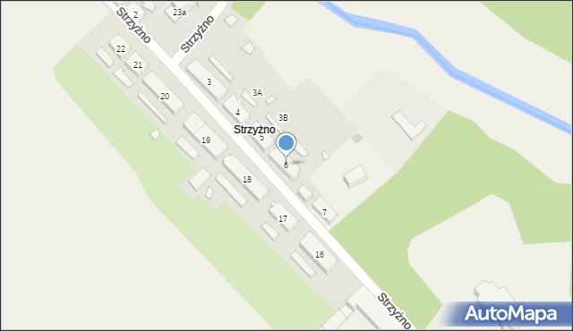 Strzyżno, Strzyżno, 6, mapa Strzyżno