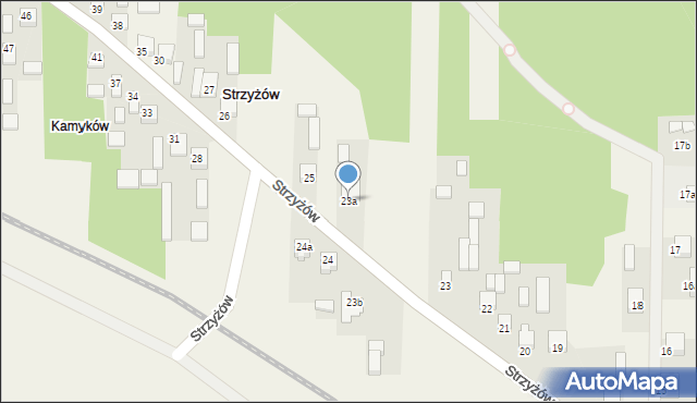 Strzyżów, Strzyżów, 23a, mapa Strzyżów