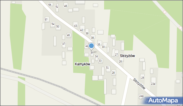 Strzyżów, Strzyżów, 37, mapa Strzyżów