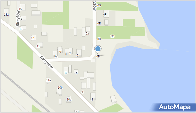 Strzyżów, Strzyżów, 6B, mapa Strzyżów