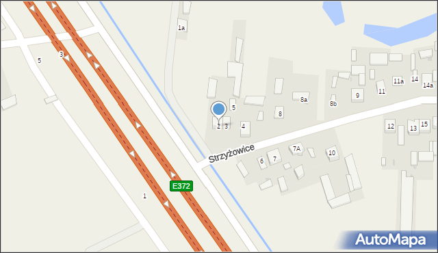 Strzyżowice, Strzyżowice, 2, mapa Strzyżowice