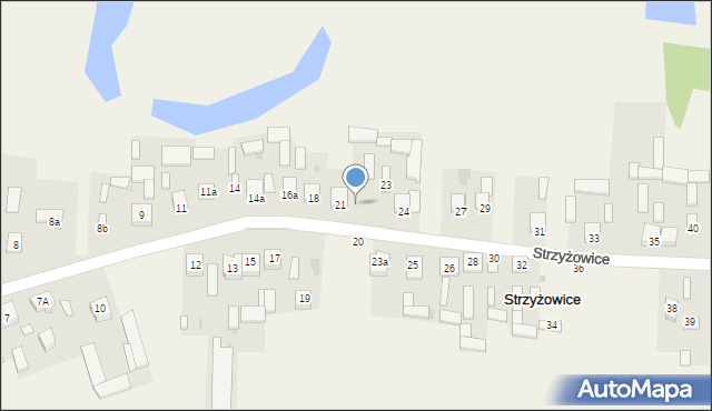 Strzyżowice, Strzyżowice, 22, mapa Strzyżowice