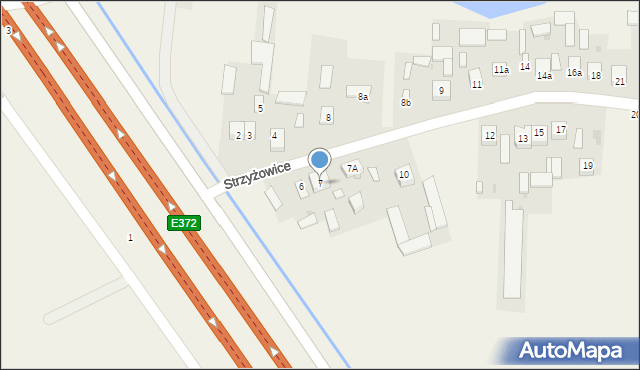 Strzyżowice, Strzyżowice, 7, mapa Strzyżowice